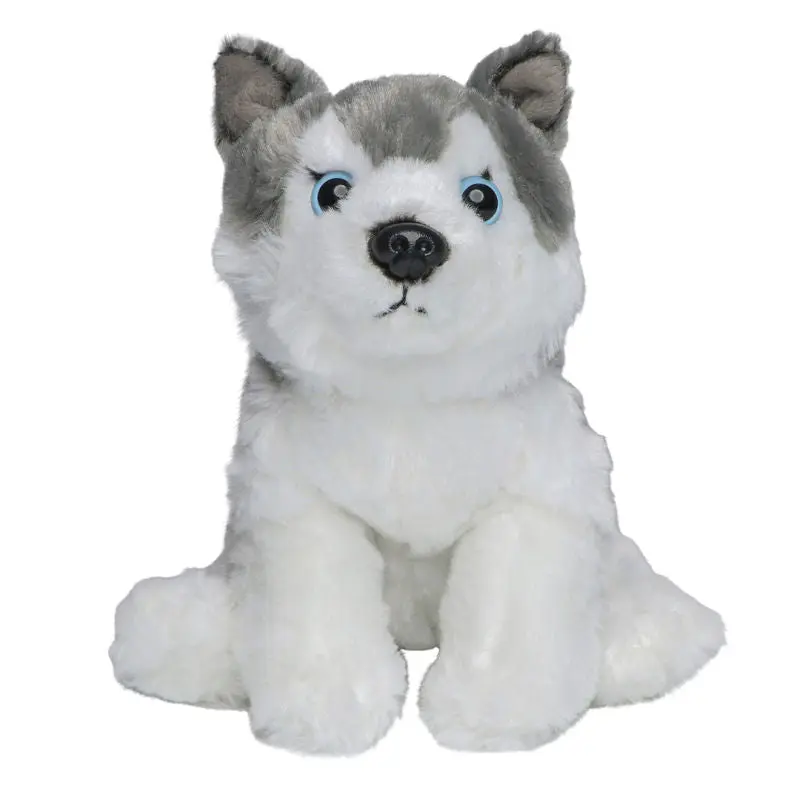 MiniFeet Husky Harri in Grau – Charmante Dekofigur für Zuhause