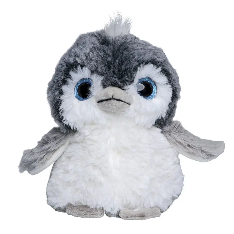 MiniFeet Pinguin Maurice - Grau Plüschpinguin Weich & Niedlich Deko & Spielzeug Geschenk