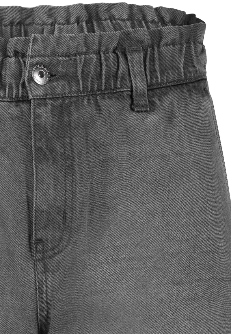 Authentic Style DOB Denim, bermuda paperbag style, - 227_D80010BE62366ZG132_23000