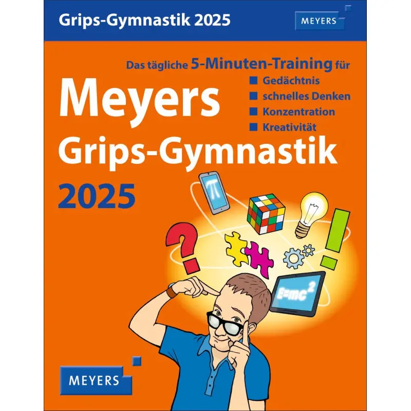 Wissen & Rätsel Kalender - Meyers Grips-Gymnastik - Täglicher Abreißkalender