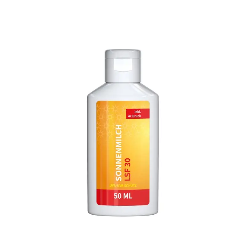 50 ml Sonnenmilch LSF 30 – Wasserdichtes Body Label