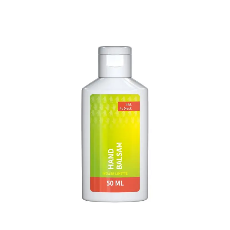 50 ml Handbalsam – Ingwer-Limette Aroma – Body Label