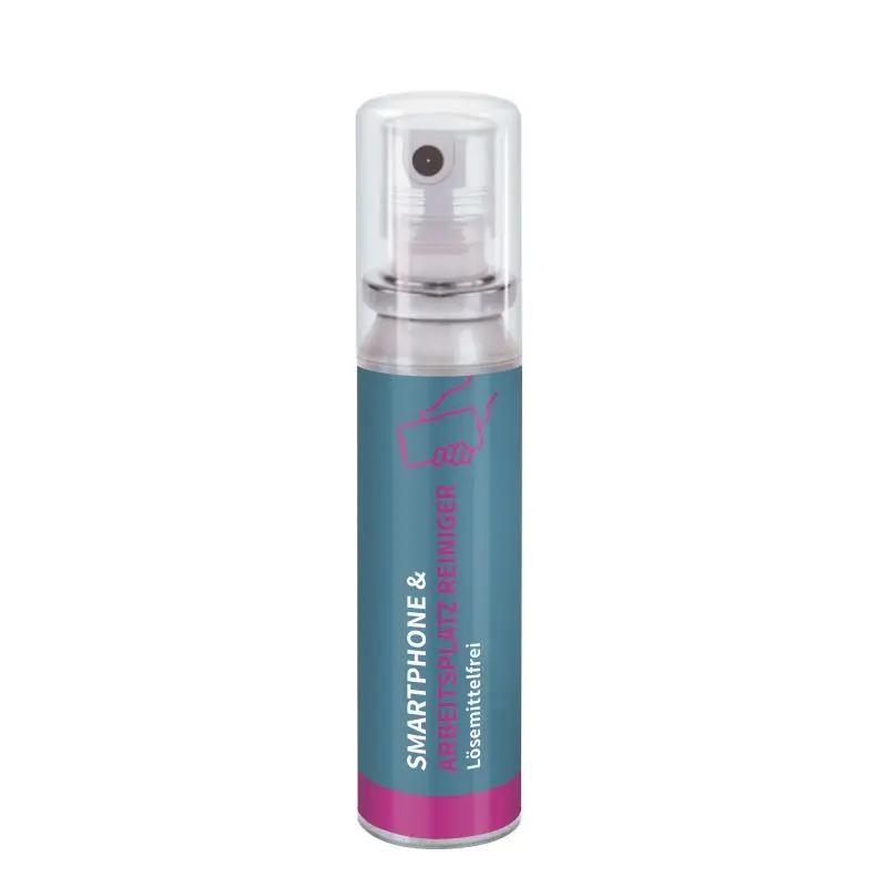 20 ml Pocket Spray - Smartphone & Arbeitsplatz-Reiniger - Mit Body Label