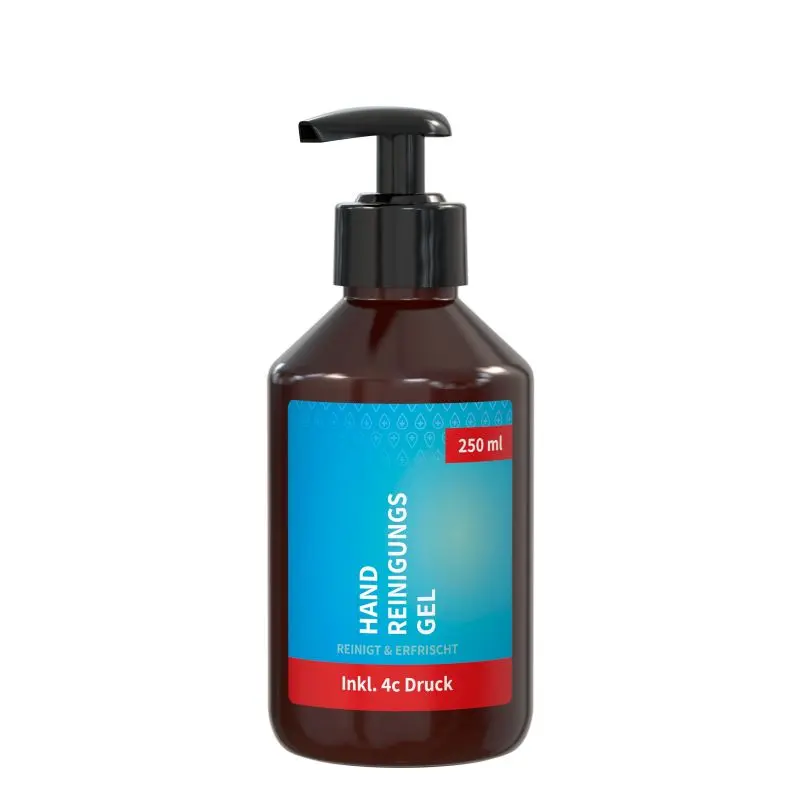250 ml Alkoholisches Handreinigungsgel - Effizienter Schutz, Body Label