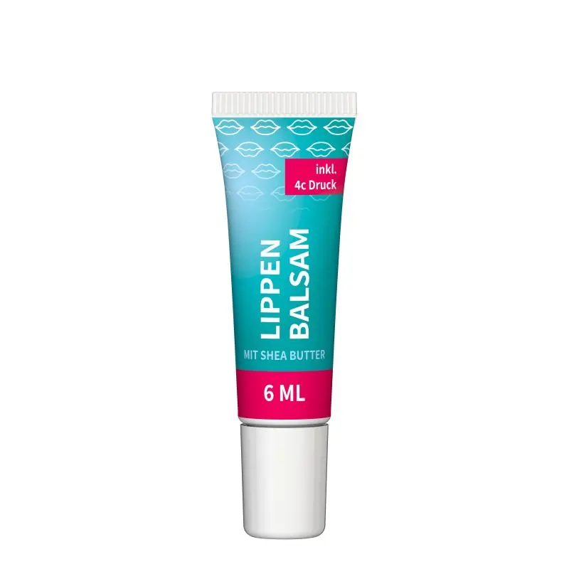 Lippenbalsam Tube 6 ml - Weiß - RealityPrint für individuelle Gestaltung