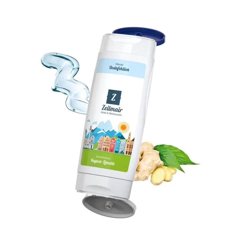 DuoPack Hand-Hygiene: Antibakterielles Gel & Handbalsam Ingwer-Limette – Body Label