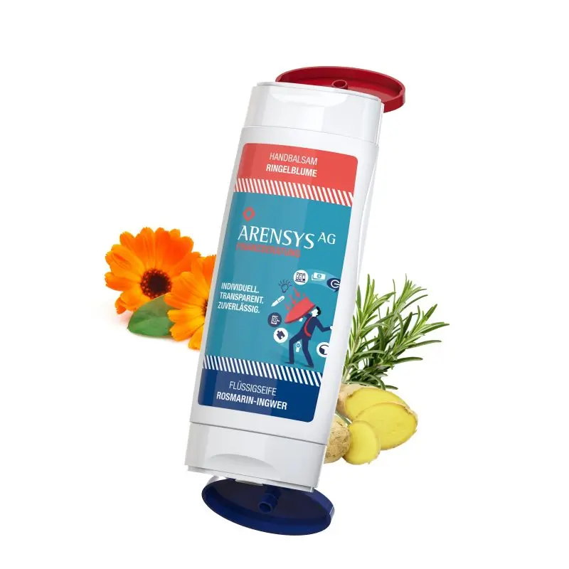 DuoPack Handbalsam Ringelblume & Rosmarin-Ingwer Seife 2x50ml