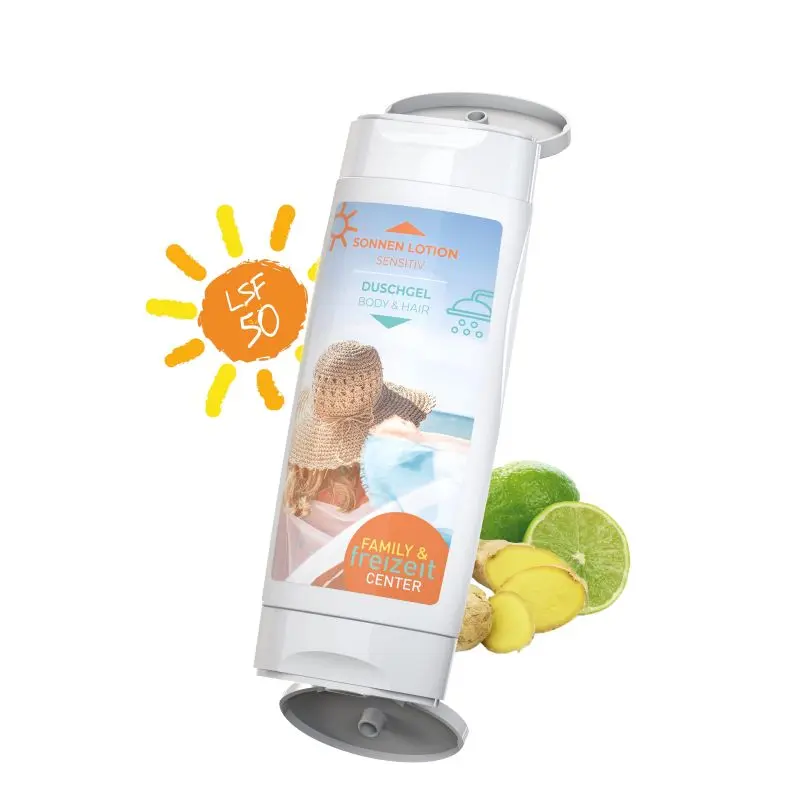 DuoPack Sonnenschutz LSF 50 Sensitiv & Duschgel Ingwer-Limette – Body Label