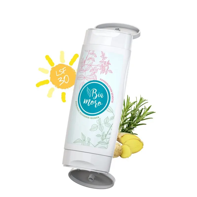 DuoPack Travel Essentials: Sonnenmilch SPF 30 Sensitiv & Duschgel Rosmarin-Ingwer