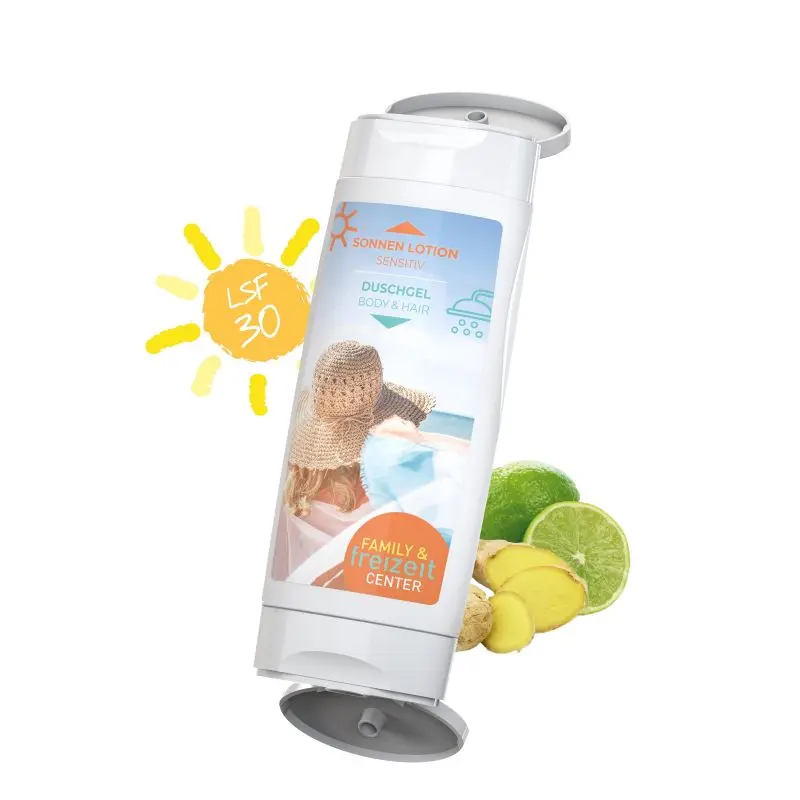 DuoPack Sonnenpflege: Sensitiv Sonnenmilch LSF 30 & Pflegendes Duschgel