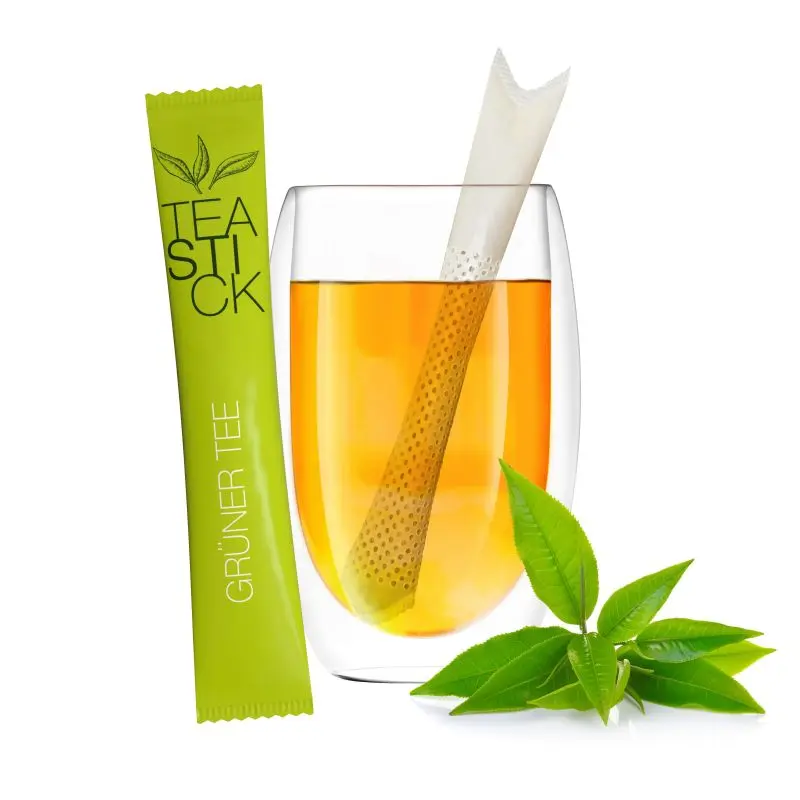 TeaStick Grüner Tee mit Ingwer-Zitrone – Custom Design & Vitalisierend