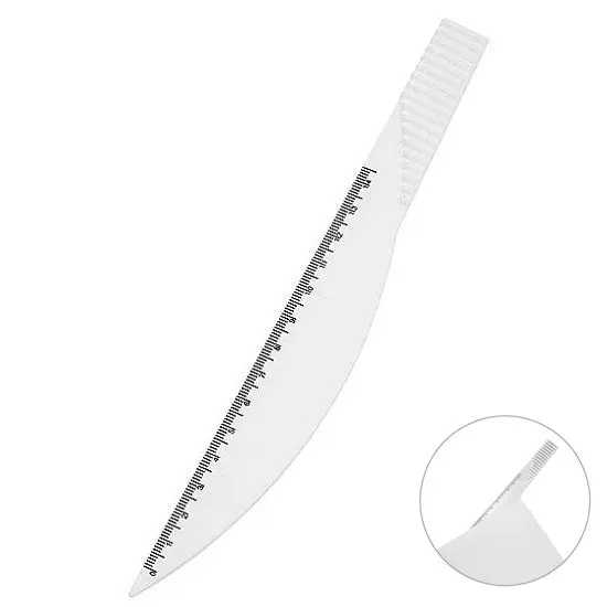 Schicker Brieföffner in Weiß - Elegantes Schreibtischaccessoire
