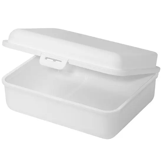 Large Bread Box Without Divider in White - Spacious, Sleek, Durable Food Storage