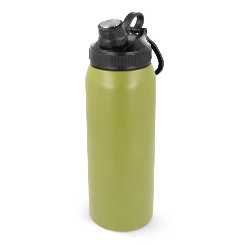 Thermoflasche Clark 800 ml - Olivgrün - Doppelwandige Edelstahl Trinkflasche - Robust und Stilvoll