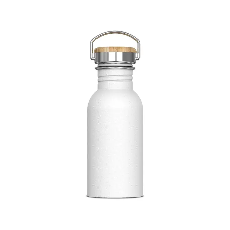 Ashton Wasserflasche 500ml in Reinweiß - Stilvolles Trinkerlebnis