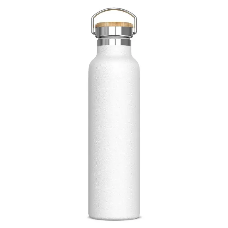 Weiß Isolierflasche Ashton 650ml, Thermoflasche mit Doppelwand