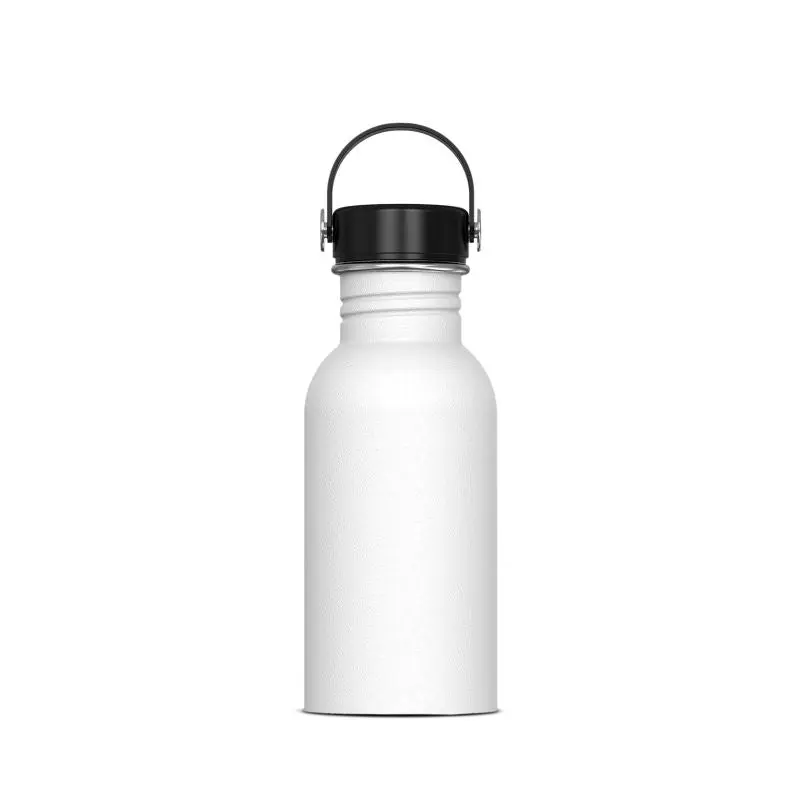 Marley Elegante Wasserflasche 500ml - Kompakt & Stilvoll, Weiß