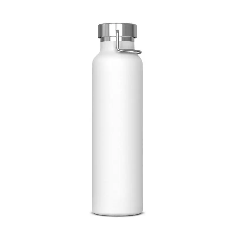 Thermoflasche Skyler 650ml in Weiß, stilvolle Isolierung