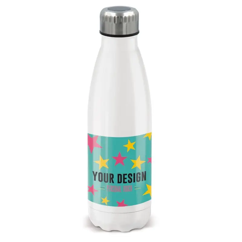 Weiß Swing Subli 500ml Isolierflasche mit Smart-Temperaturanzeige