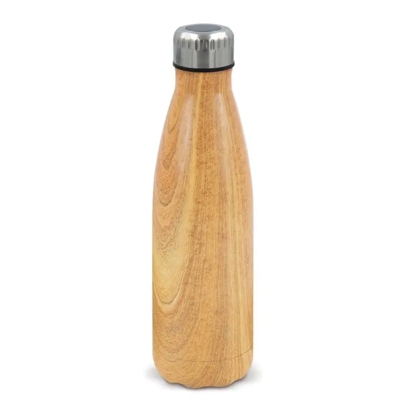 Holz Swing 500ml Isolierflasche mit Temperaturanzeige, öko-freundlich