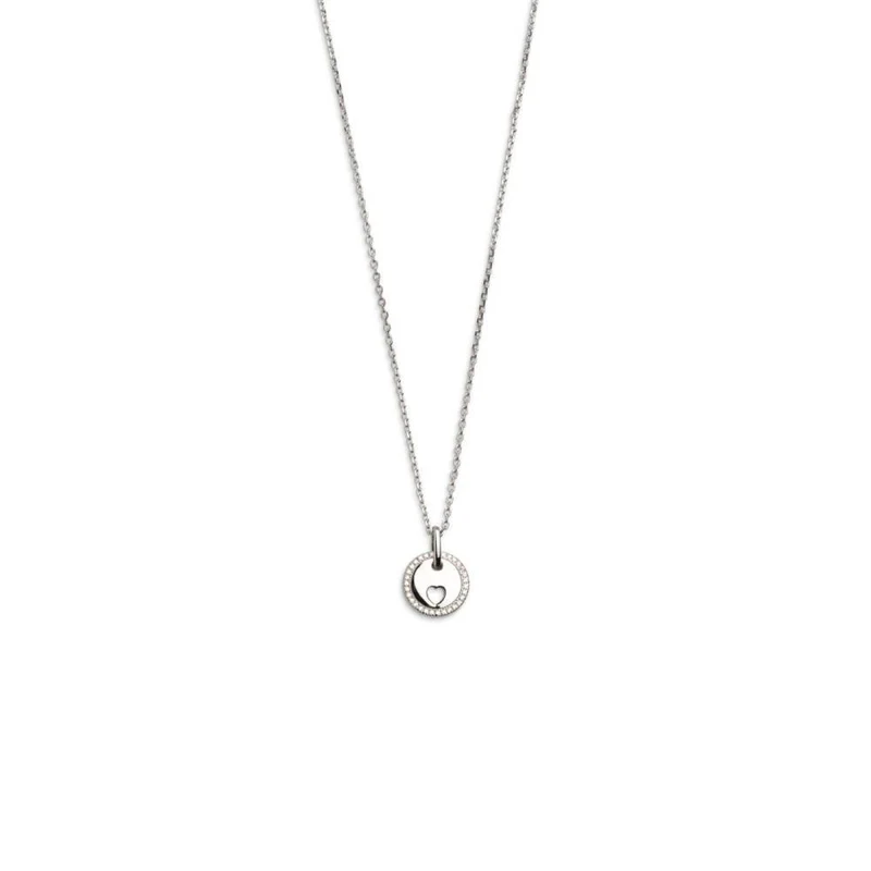 XENOX Kette Damen "Love Story" silberfarben Herzen Zirkonia XS3538