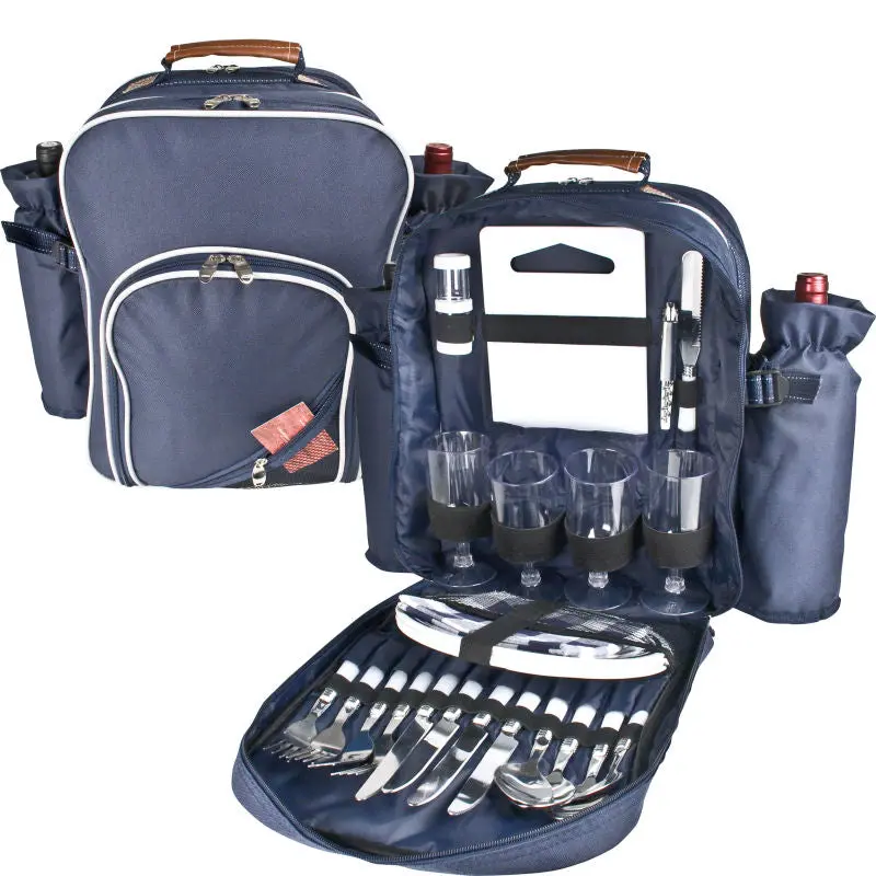 Virginia Picknick-Rucksack in Blau – Komfortabel und funktional
