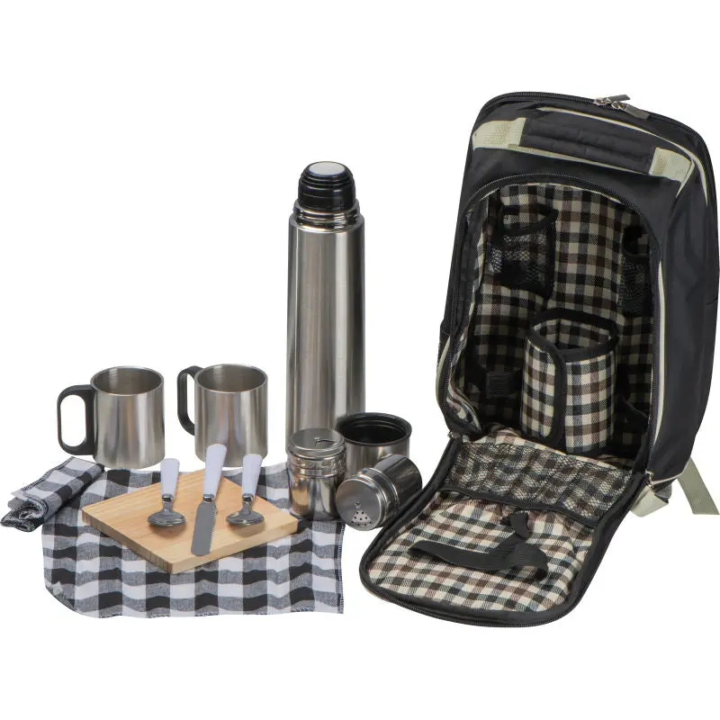Georgia Picknick-Rucksack in Schwarz – Ihr idealer Outdoor-Begleiter