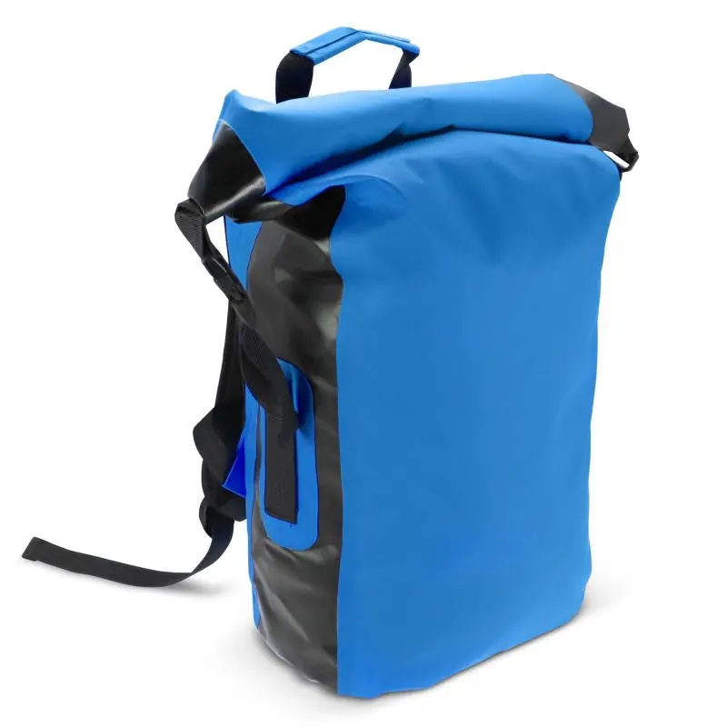 Blauer Rolltop-Rucksack 25L - Stilvoller und Funktioneller Begleiter für Alltag und Abenteuer