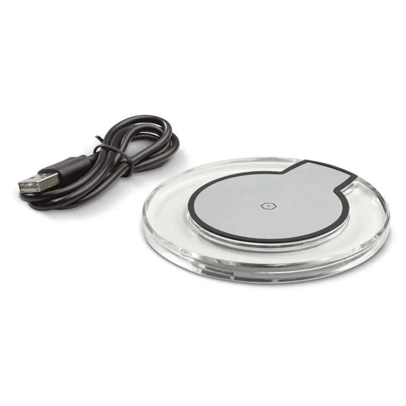 Drahtlose Ladestation 5W - Zweifarbig Grau und Schwarz