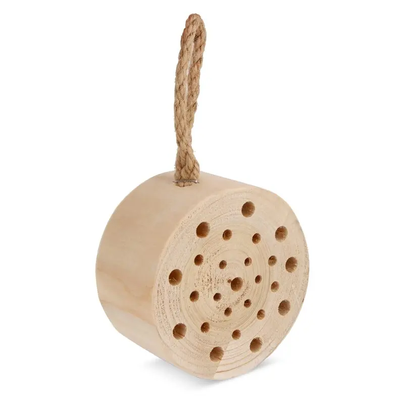 FSC-zertifiziertes Rundbienenhaus Mini-Format aus Holz - Umweltbewusst & Praktisch