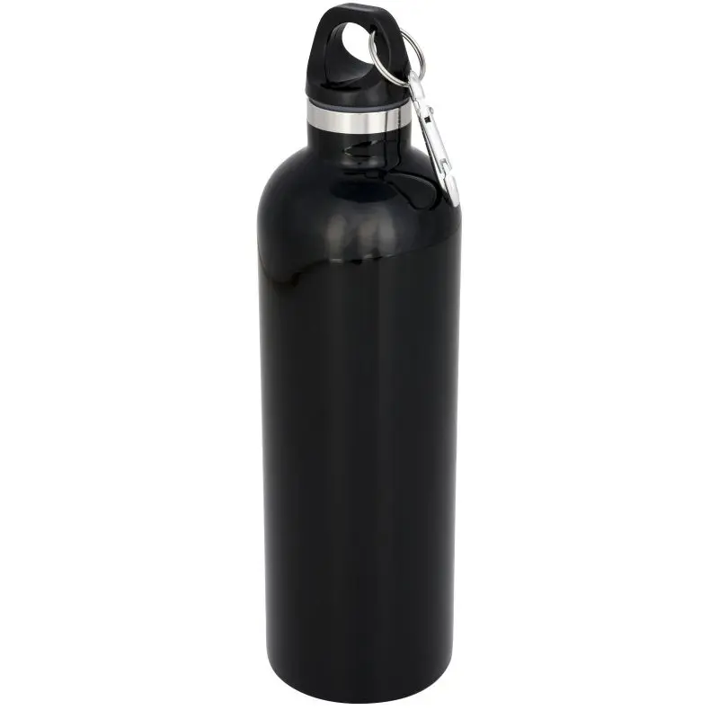 Atlantic 530 ml Vakuum Isolierflasche - Schwarz - Doppelwandige Edelstahl Thermoflasche