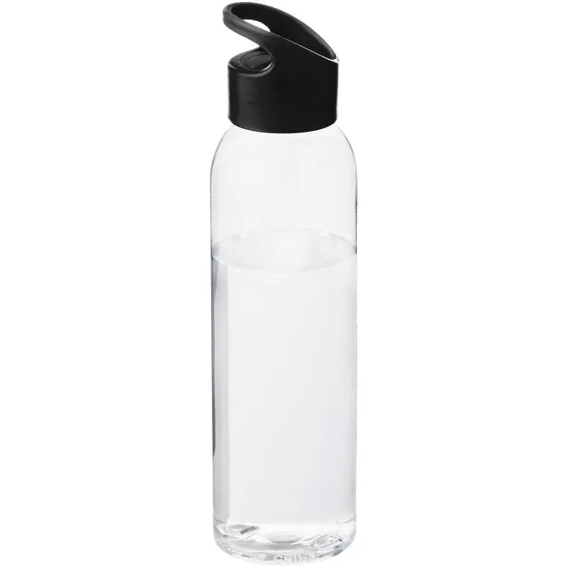 Sky Colour-Pop Tritan™ Sportflasche 650ml in Schwarz-Transparent - Modern und Robust