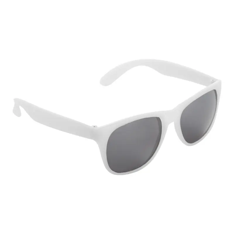 Malter Sonnenbrille in Weiß, Stylische UV-Schutzbrille, Trendige Modebrille