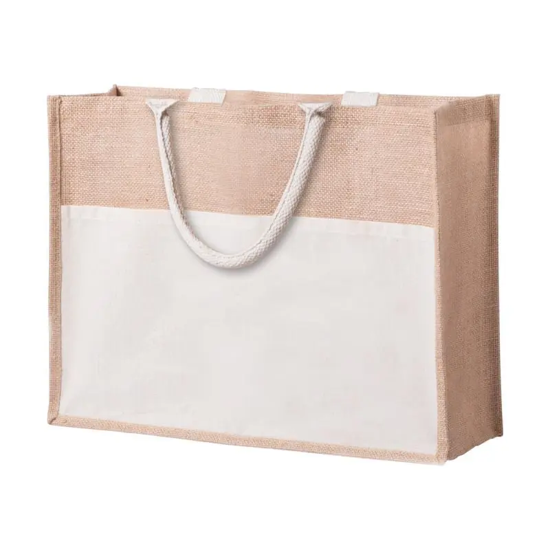 Naturfarbene Cekon Strandtasche – Öko-Chic & Geräumig