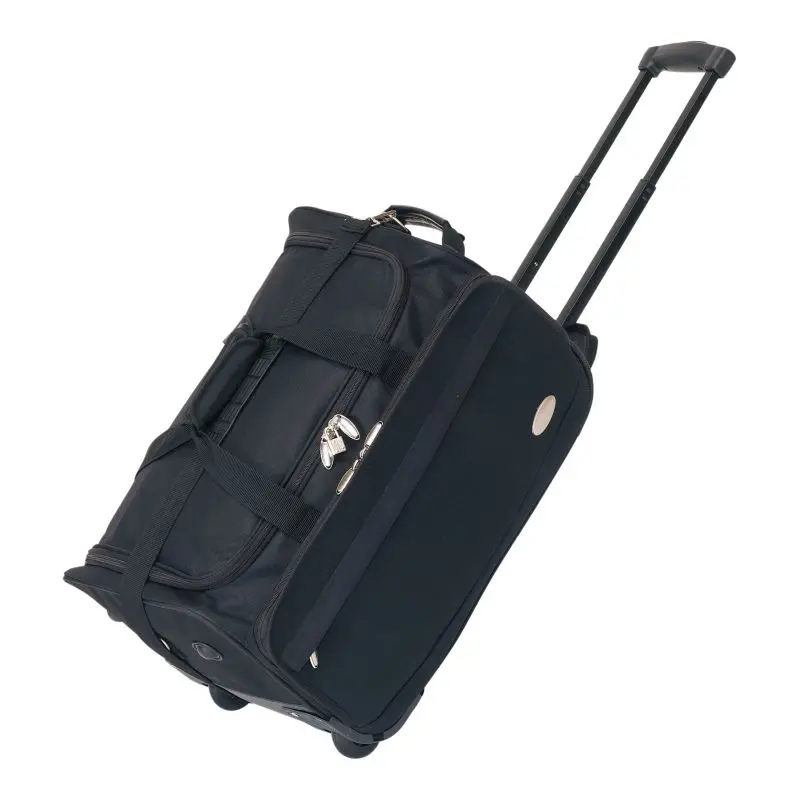 Leichte Trolley-Reisetasche AIRPACK - Robuste und elegante Reisetasche in Schwarz