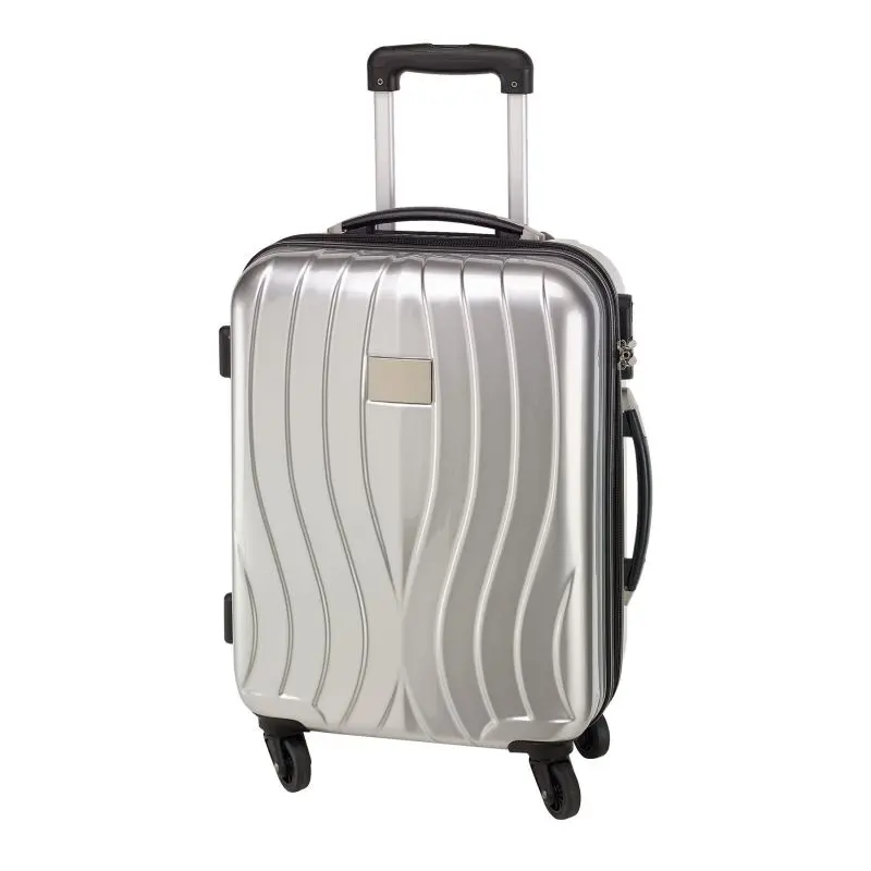 Elegantes Trolley-Bordcase ST. TROPEZ - Stilvolles Handgepäck in Silber