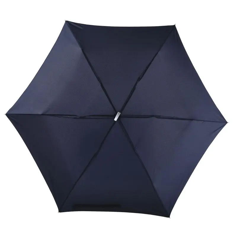 Ultraflacher Mini-Taschenschirm FLAT in Marineblau - Kompakt & Stilvoll