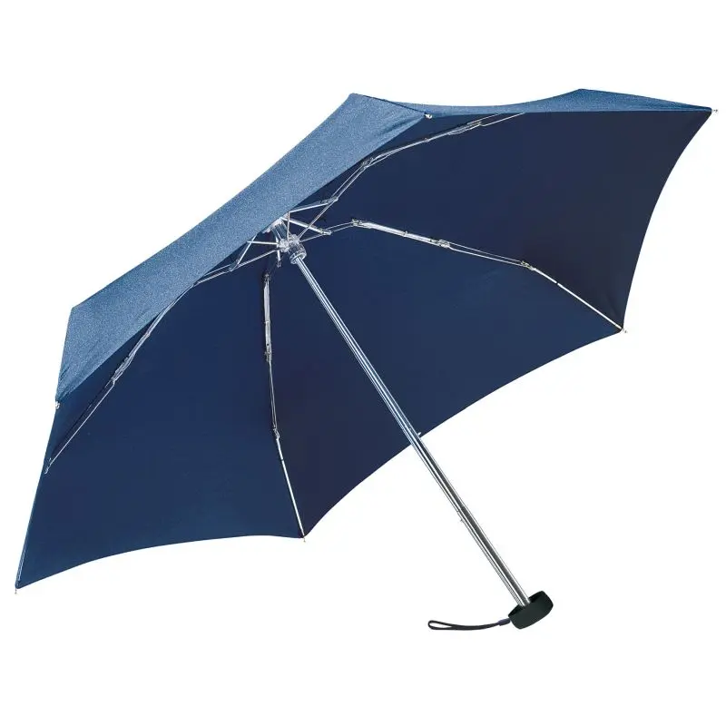 Aluminium-Mini-Taschenschirm POCKET in Marineblau - Kompakter Begleiter für regnerische Tage