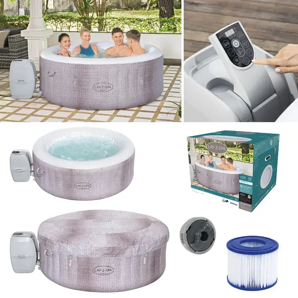 Bestway Lay-Z-Spa Cancun AirJet Whirlpool, 180x66cm – Entspannung Pur