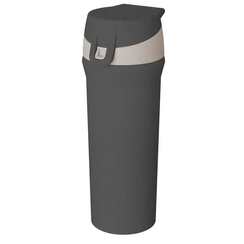 STAN Eco Wasserflasche, Aschgrau, 500 ml, Stilvoll & Funktional