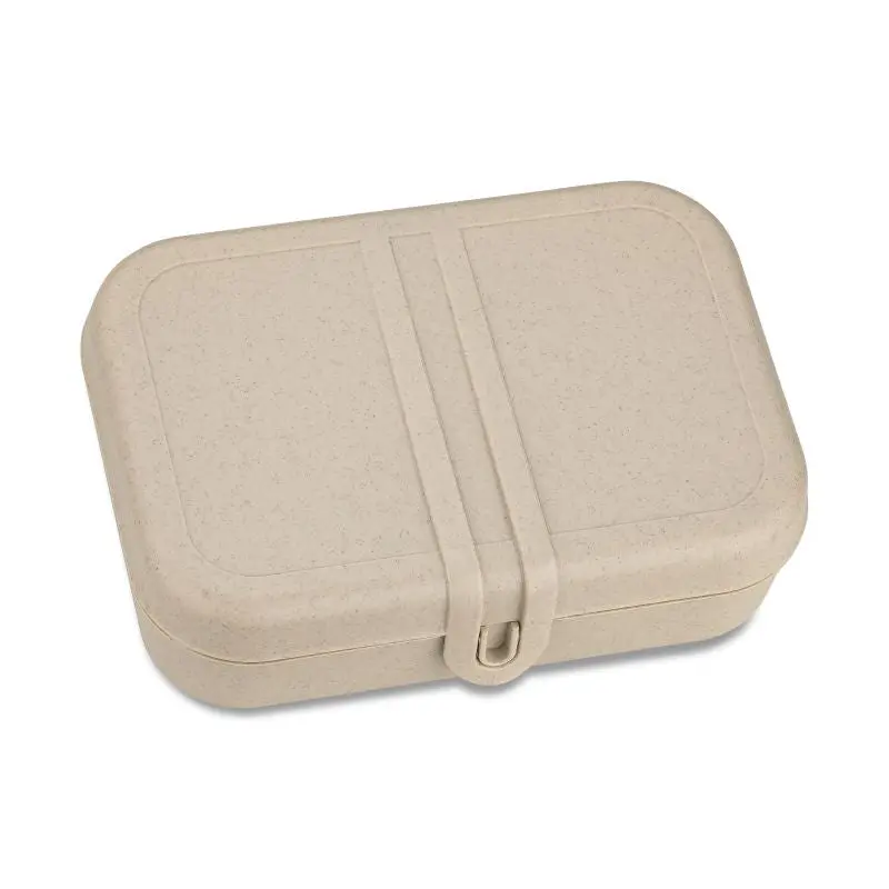 PASCAL L Brotzeitbox in Natur-Wüstensand, Praktische Lunchbox
