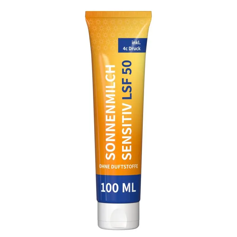 100ml Sonnencreme LSF 50 Sensitiv - Extra Schutz, FullbodyPrint
