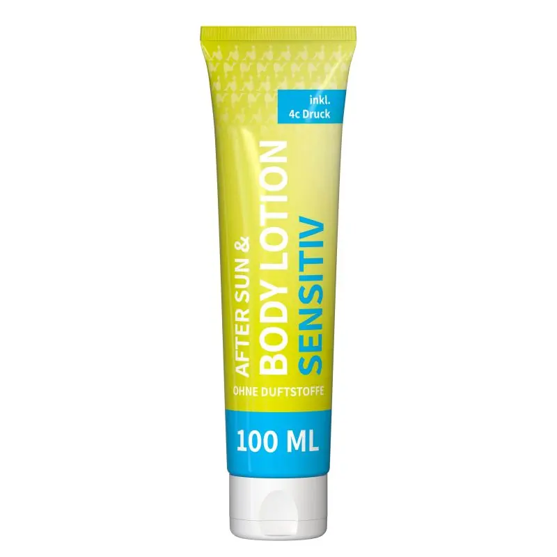 100 ml Tube - Body & After Sun Care Lotion for Sensitive Skin - Full Body Print