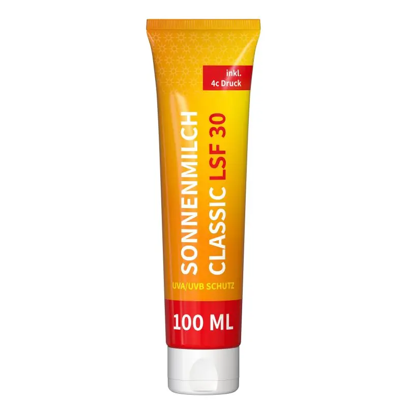 100ml Sonnenmilch LSF 30 - Breitbandschutz, FullbodyPrint Tube