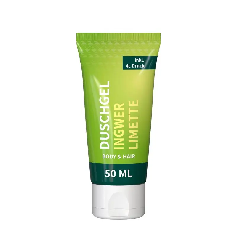 Ingwer-Limette Duschgel 50ml, erfrischend, FullbodyPrint