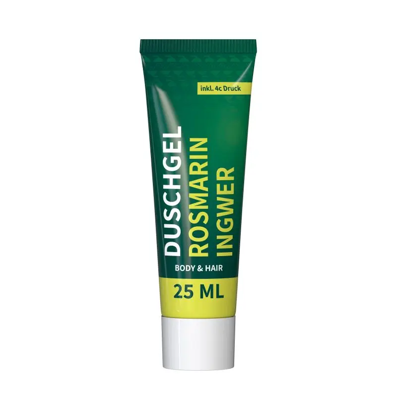 25ml Belebendes Duschgel Rosmarin-Ingwer, FullbodyPrint