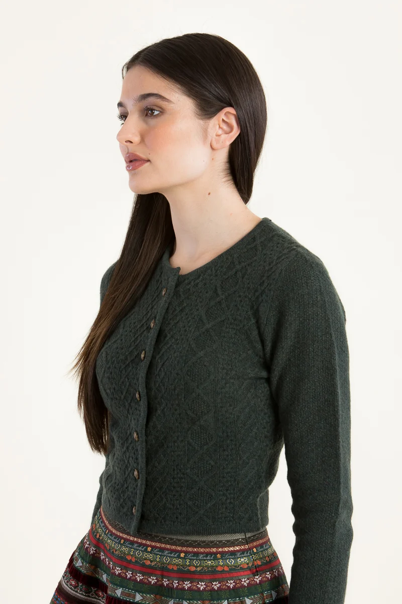 Felicitas Strickjanker Clarissa grün