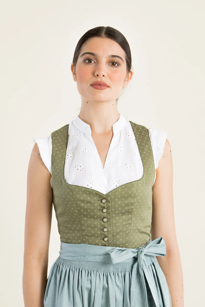Hammerschmid Dirndlbluse Flügelarm Anja weiß