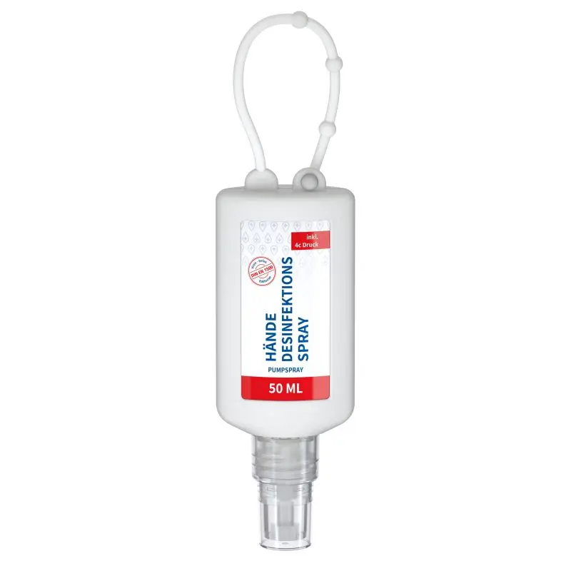 Bumper 50ml Hände-Desinfektionsspray, DIN EN 1500 - Label Frost