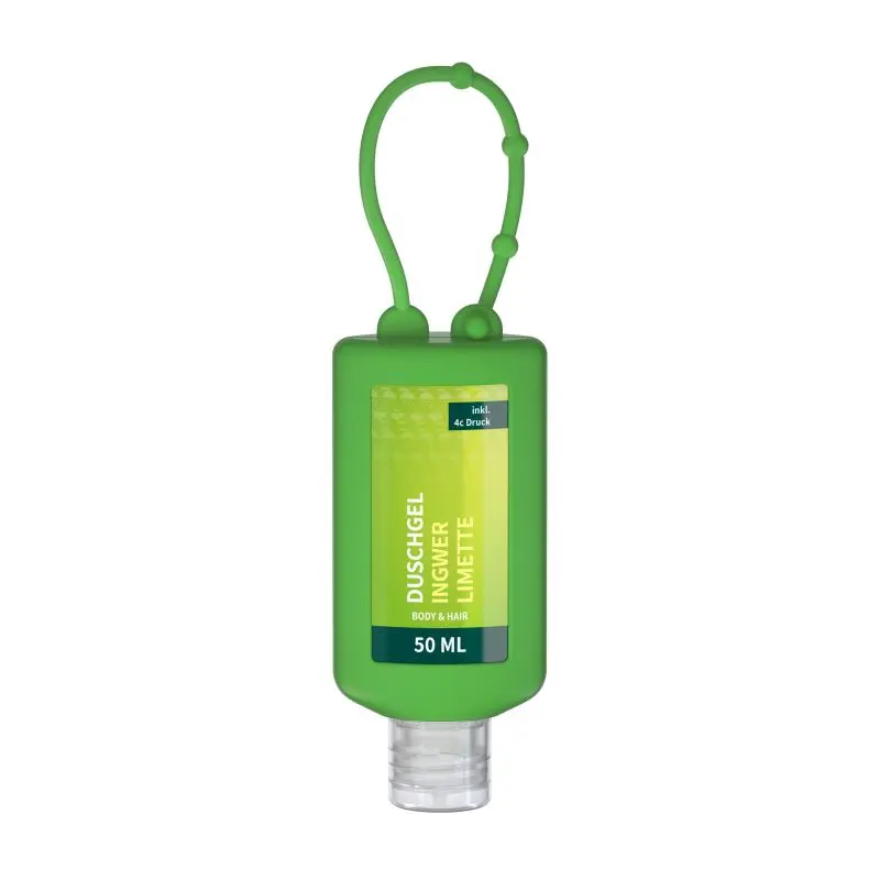 50 ml Schutz-Duschgel für Haut & Haar - Body Label - Grüne Edition